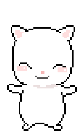 pixel cat pet that jumps around